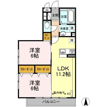 神奈川県横浜市鶴見区獅子ケ谷２ 鶴見駅 2LDK アパート 賃貸物件詳細