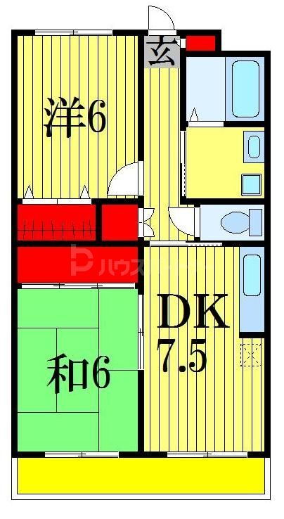 千葉県市川市南八幡２ 本八幡駅 2DK マンション 賃貸物件詳細
