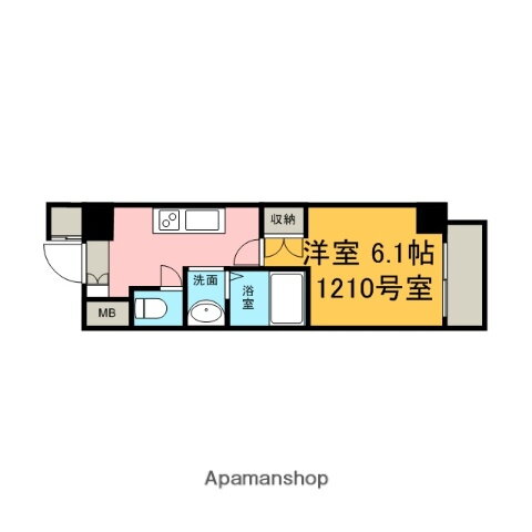 広島県東広島市西条栄町 西条駅 1K マンション 賃貸物件詳細
