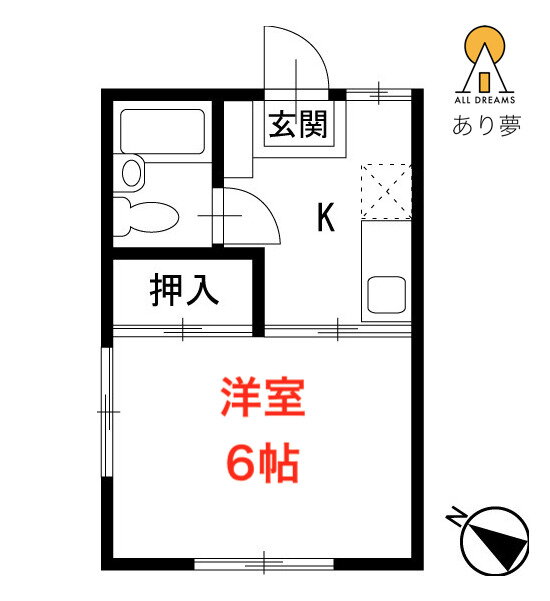 神奈川県横浜市磯子区杉田３ 新杉田駅 1K アパート 賃貸物件詳細