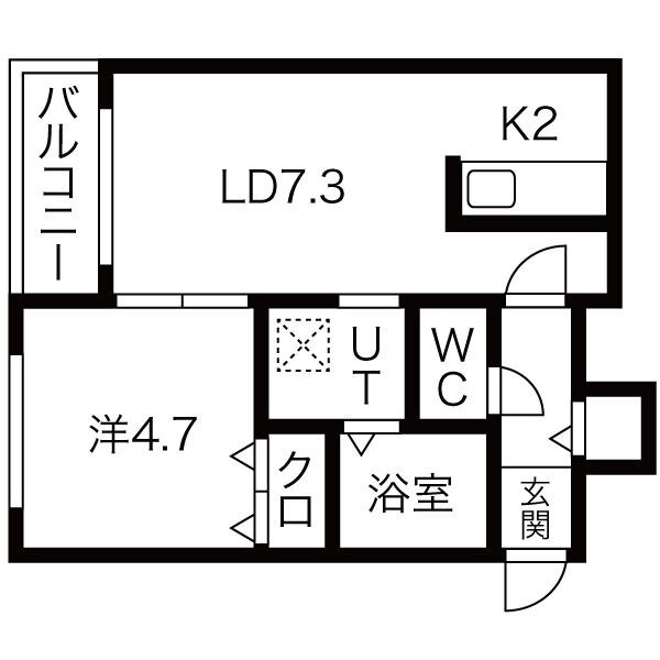 北海道札幌市西区二十四軒三条６ 二十四軒駅 1LDK マンション 賃貸物件詳細