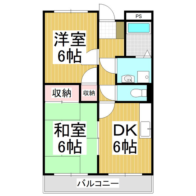 長野県塩尻市大字大門 塩尻駅 2DK マンション 賃貸物件詳細