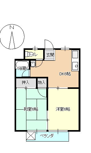 岡山県岡山市中区雄町 2DK アパート 賃貸物件詳細