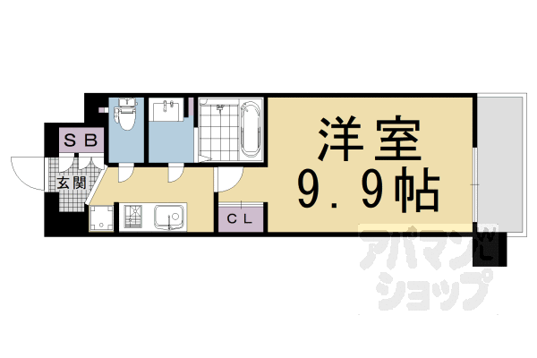 京都府京都市南区唐橋平垣町 西大路駅 1K マンション 賃貸物件詳細