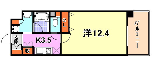 兵庫県神戸市中央区加納町２ 神戸三宮駅 1K マンション 賃貸物件詳細