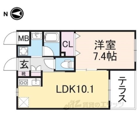 大阪府枚方市町楠葉２ 樟葉駅 1LDK マンション 賃貸物件詳細