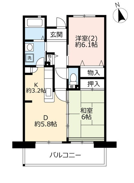 大阪府豊中市刀根山４ 蛍池駅 2DK マンション 賃貸物件詳細