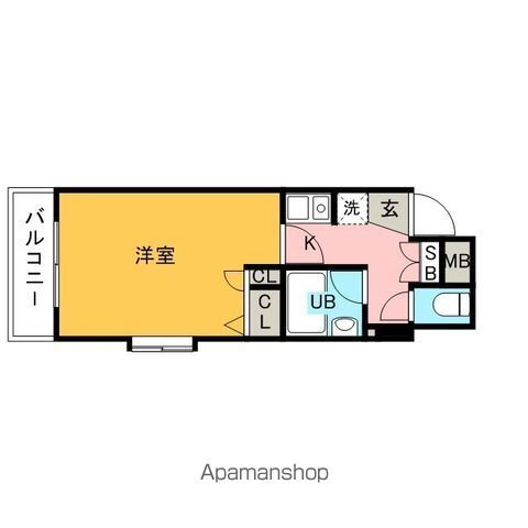 福岡県福岡市中央区白金１ 薬院駅 1K マンション 賃貸物件詳細