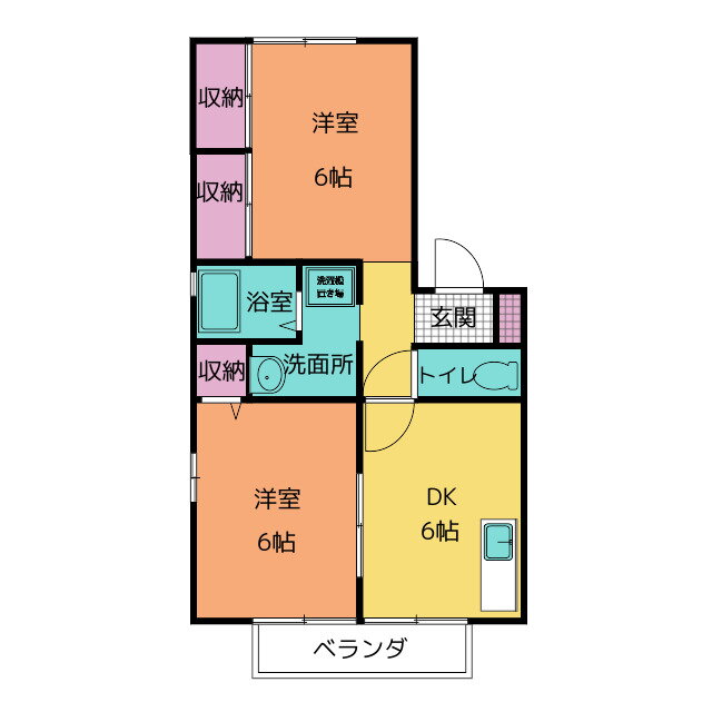 岐阜県各務原市那加石山町２ 新加納駅 2DK アパート 賃貸物件詳細