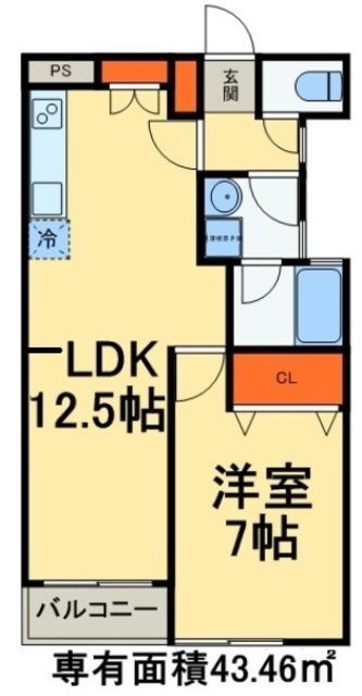 メゾンアオキ 1階 1LDK 賃貸物件詳細
