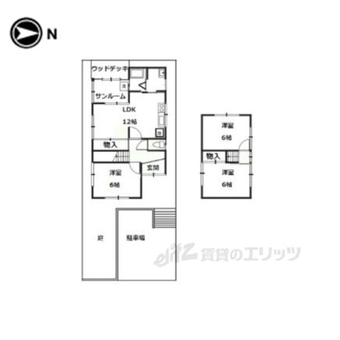 滋賀県大津市稲葉台 追分駅 3LDK 一戸建て 賃貸物件詳細