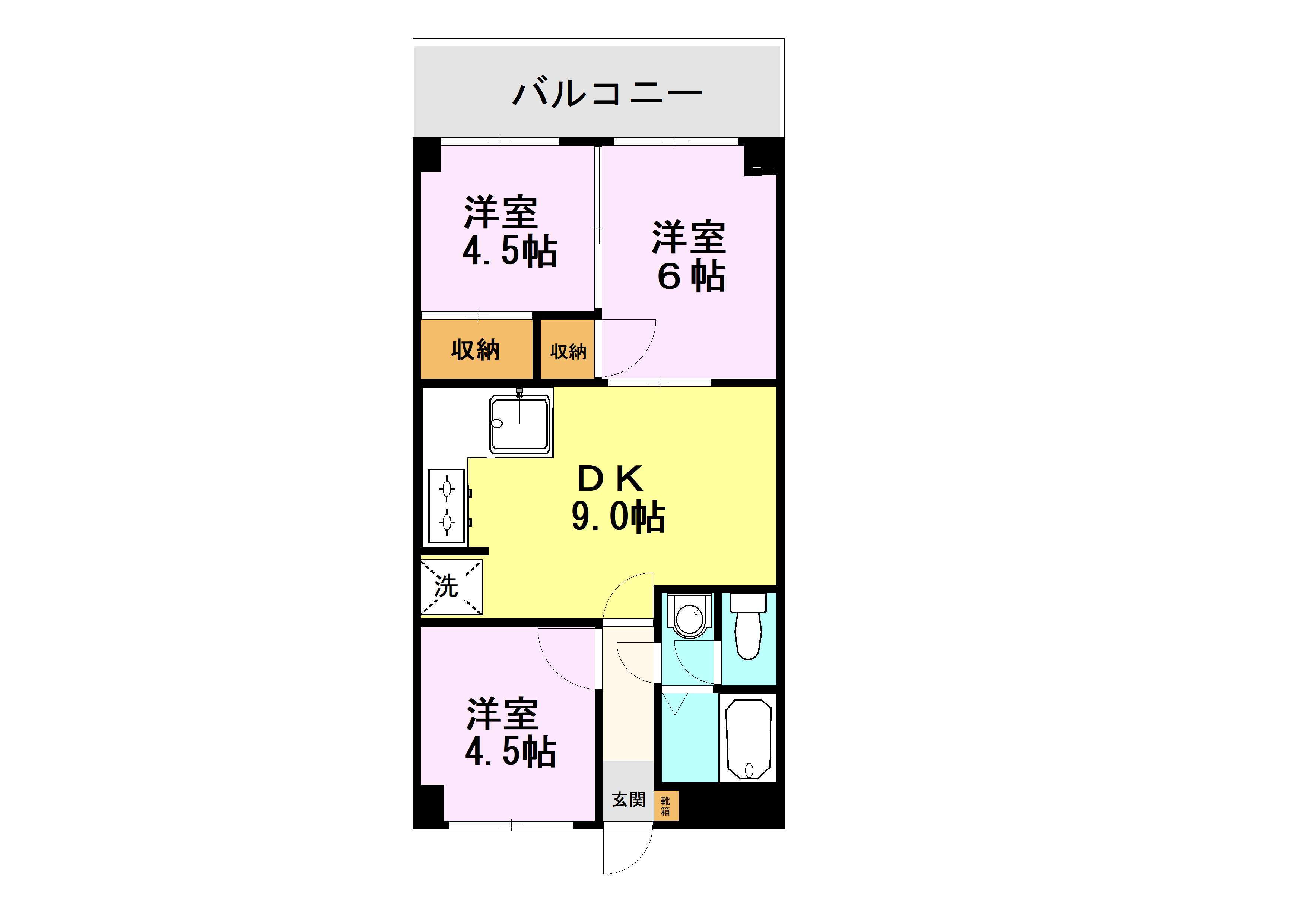 熊本県熊本市南区良町１ 南熊本駅 3DK マンション 賃貸物件詳細