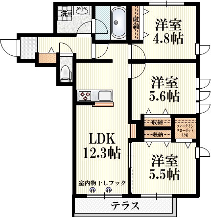 東京都杉並区井草１ 下井草駅 3LDK マンション 賃貸物件詳細