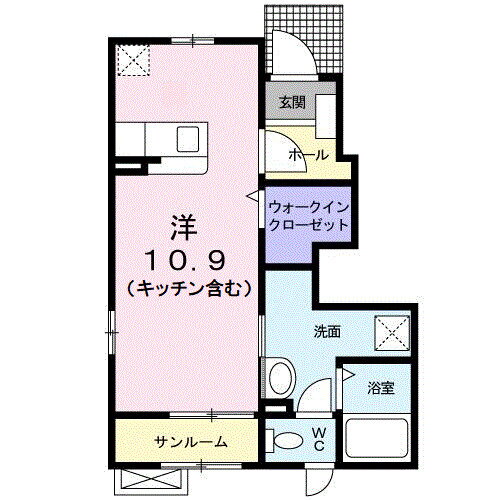 富山県富山市天正寺 不二越駅 ワンルーム アパート 賃貸物件詳細