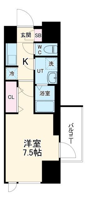 愛知県名古屋市昭和区川原通３ 川名駅 1K マンション 賃貸物件詳細