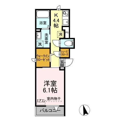 茨城県つくばみらい市陽光台１ みらい平駅 1K アパート 賃貸物件詳細