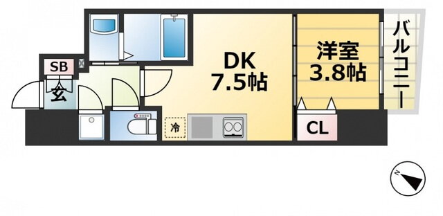兵庫県神戸市中央区御幸通４ 三ノ宮駅 1DK マンション 賃貸物件詳細