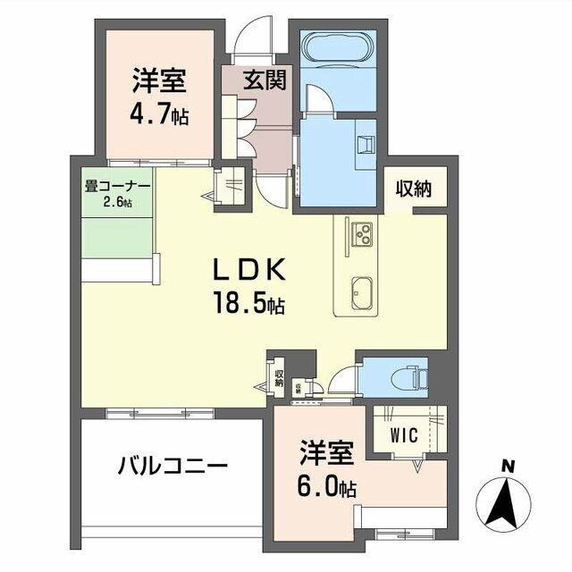 愛媛県松山市竹原２ 土橋駅 2LDK マンション 賃貸物件詳細