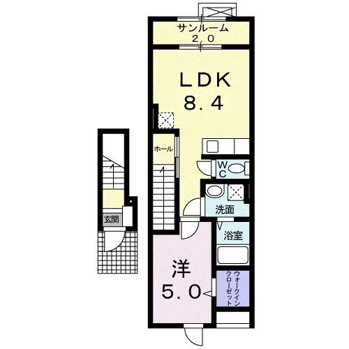 新潟県長岡市堤町 1LDK アパート 賃貸物件詳細