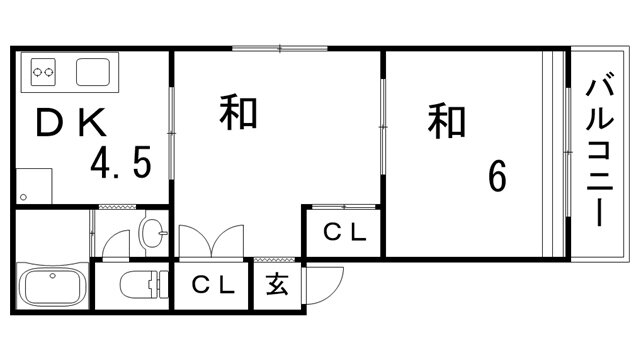 兵庫県神戸市兵庫区下沢通６ 上沢駅 2DK マンション 賃貸物件詳細