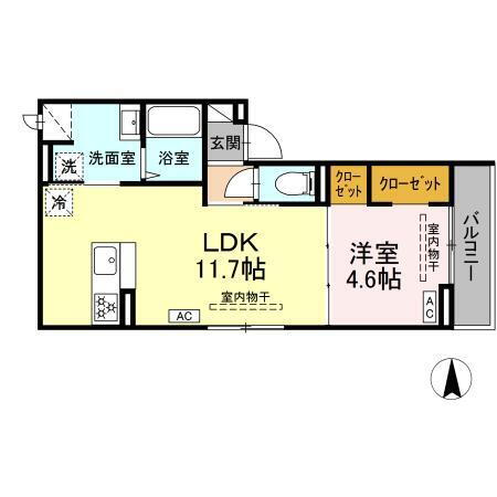長野県長野市大字栗田 長野駅 1LDK アパート 賃貸物件詳細