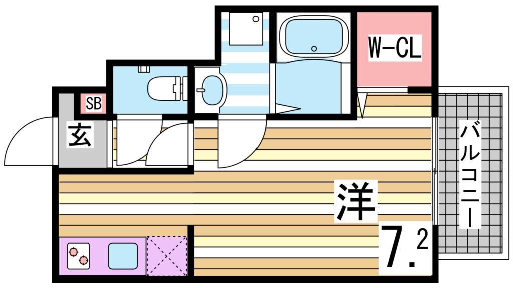 兵庫県神戸市垂水区山手６ 垂水駅 1K アパート 賃貸物件詳細