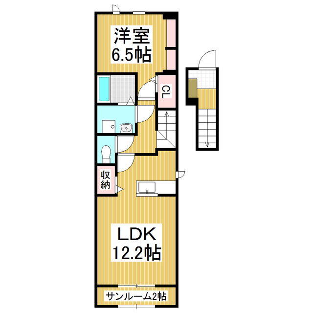長野県岡谷市長地権現町２ 下諏訪駅 1LDK アパート 賃貸物件詳細