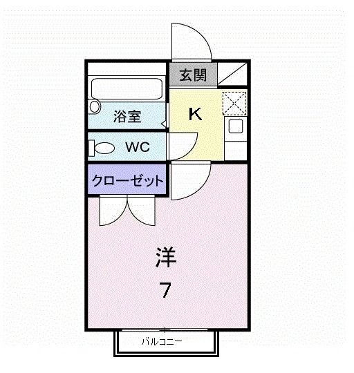 香川県高松市松縄町 林道駅 1K アパート 賃貸物件詳細