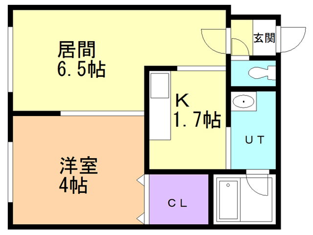 北海道札幌市厚別区大谷地東５ 大谷地駅 1LDK マンション 賃貸物件詳細