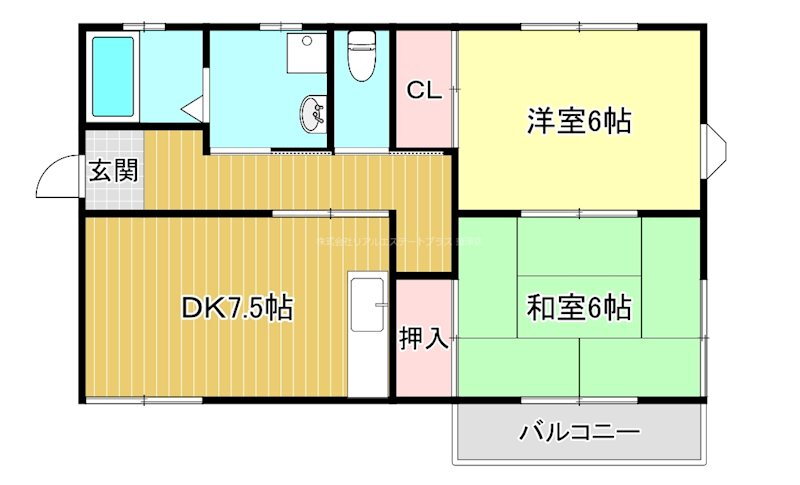 滋賀県草津市東矢倉１ 南草津駅 2DK アパート 賃貸物件詳細