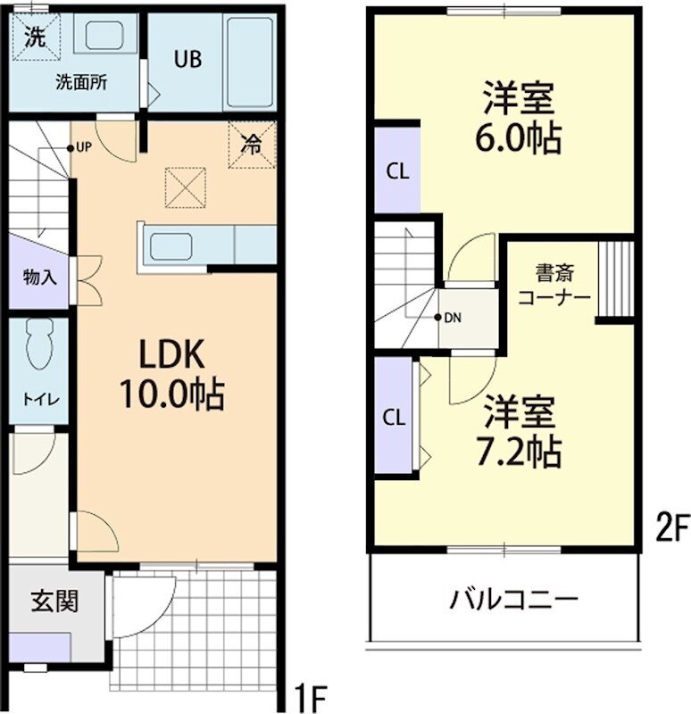 茨城県下妻市大木 騰波ノ江駅 2LDK アパート 賃貸物件詳細