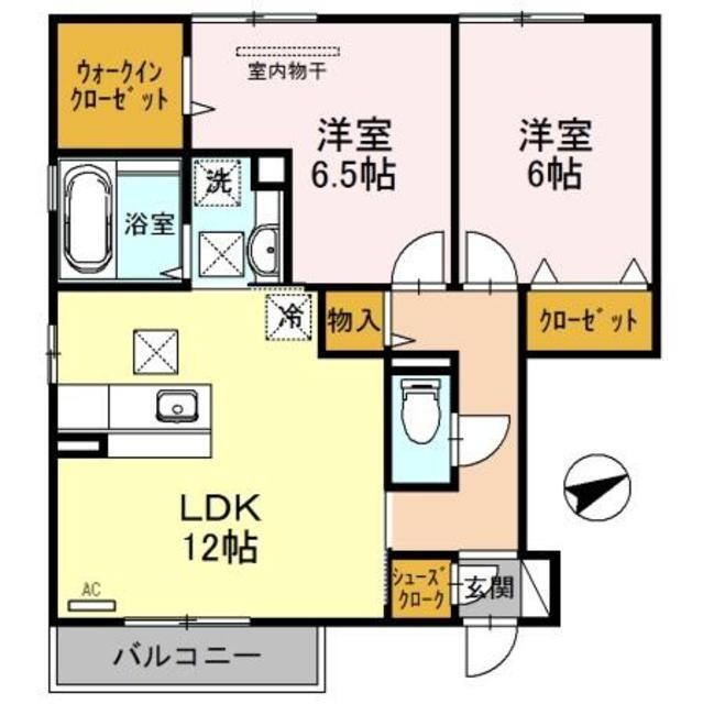 和歌山県和歌山市栄谷 紀ノ川駅 2LDK アパート 賃貸物件詳細