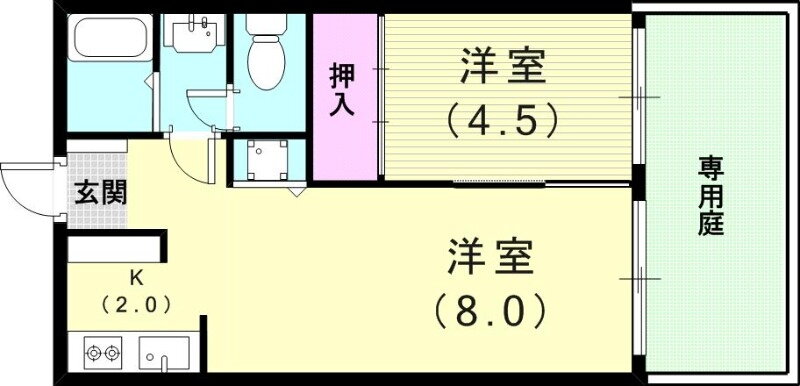 兵庫県神戸市灘区城内通３ 王子公園駅 1LDK アパート 賃貸物件詳細