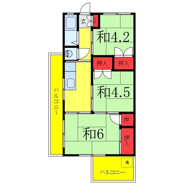 東京都練馬区北町１ 東武練馬駅 3K マンション 賃貸物件詳細