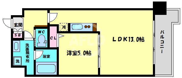 大阪府大阪市中央区島町１ 谷町四丁目駅 1LDK マンション 賃貸物件詳細