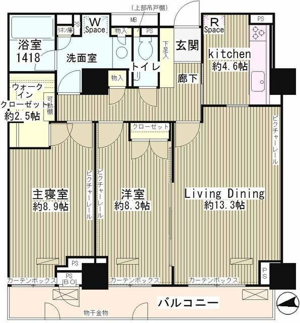 パーク・アヴェニュー神南 13階 2LDK 賃貸物件詳細