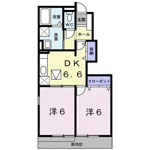 和歌山県海南市且来 黒江駅 2DK アパート 賃貸物件詳細
