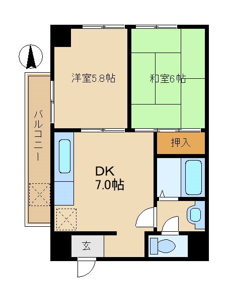 神奈川県川崎市幸区南加瀬３ 新川崎駅 2K マンション 賃貸物件詳細