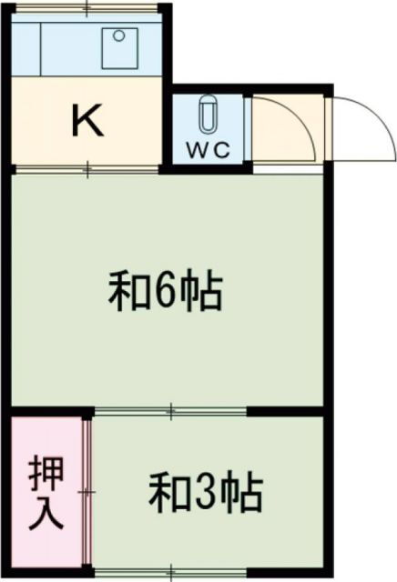 東京都北区志茂３ 志茂駅 2K アパート 賃貸物件詳細