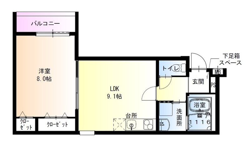 大阪府八尾市荘内町１ 近鉄八尾駅 1K アパート 賃貸物件詳細