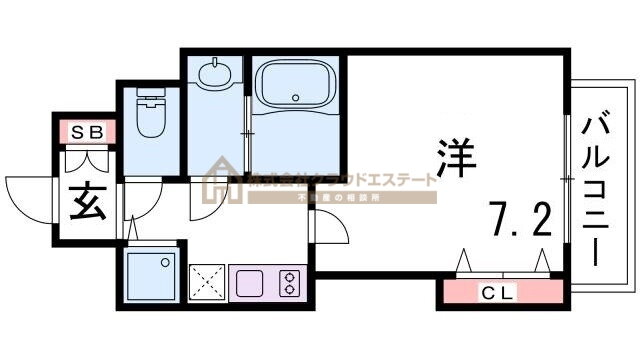 Ｌｕｘｅ芦屋南 4階 1K 賃貸物件詳細