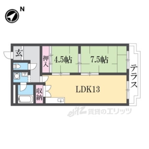 大阪府寝屋川市高柳２ 寝屋川市駅 2LDK マンション 賃貸物件詳細