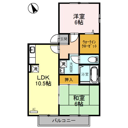 富山県富山市松若町 粟島（大阪屋前）駅 2LDK アパート 賃貸物件詳細