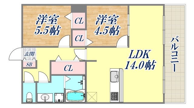 兵庫県神戸市兵庫区駅南通２ 神戸駅 2LDK マンション 賃貸物件詳細