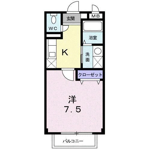 大分県大分市大字下徳丸 鶴崎駅 1K アパート 賃貸物件詳細