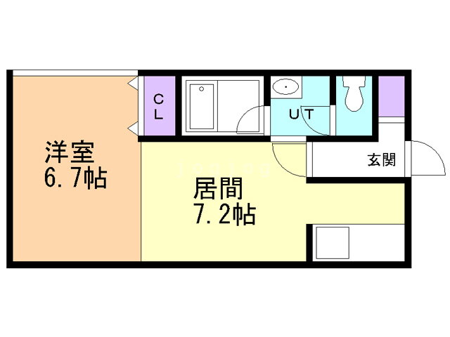 エフォート麻生 4階 1DK 賃貸物件詳細