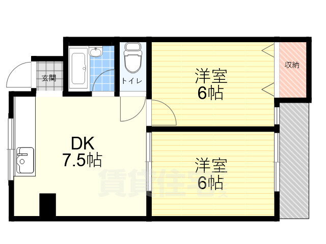 兵庫県尼崎市南塚口町８ 塚口駅 2DK マンション 賃貸物件詳細
