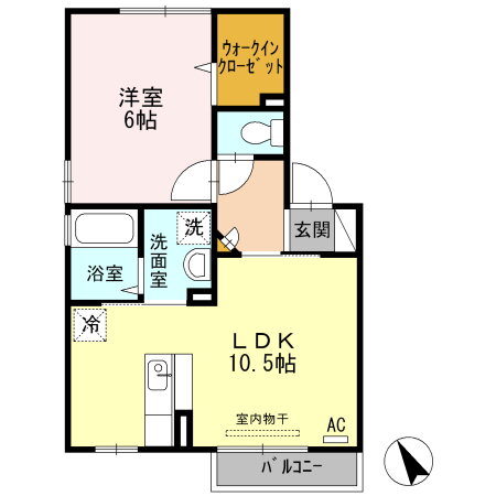 山口県下関市伊倉新町３ 綾羅木駅 1LDK アパート 賃貸物件詳細