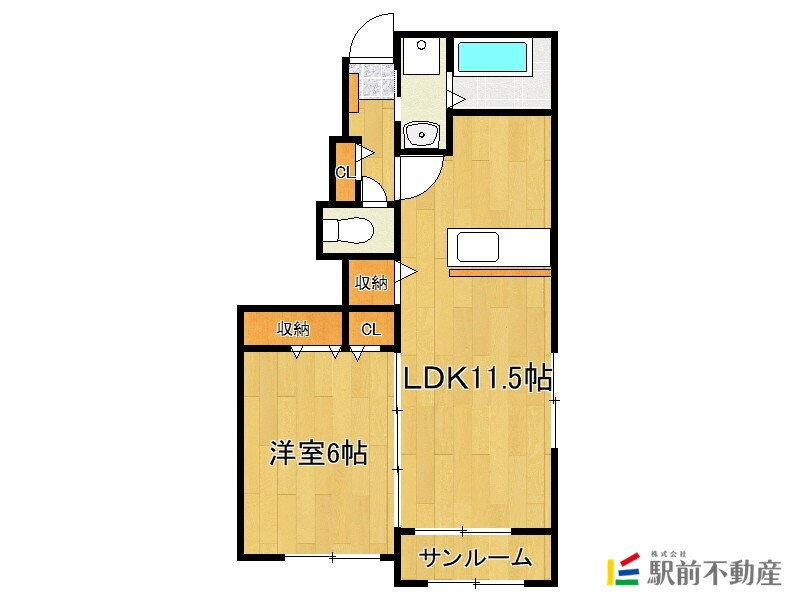 佐賀県佐賀市西与賀町大字厘外 鍋島駅 1LDK アパート 賃貸物件詳細