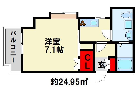 プレステージデルクラシック 9階 1K 賃貸物件詳細